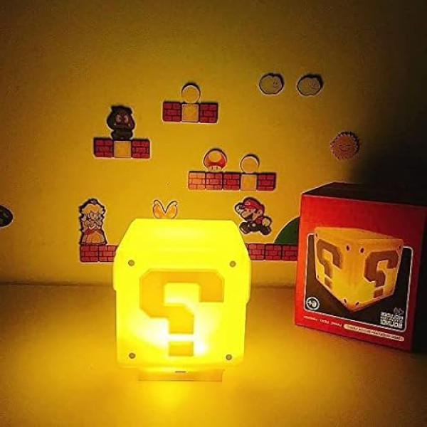 Lampe Super Mario Question Block - Effets Sonores & USB
