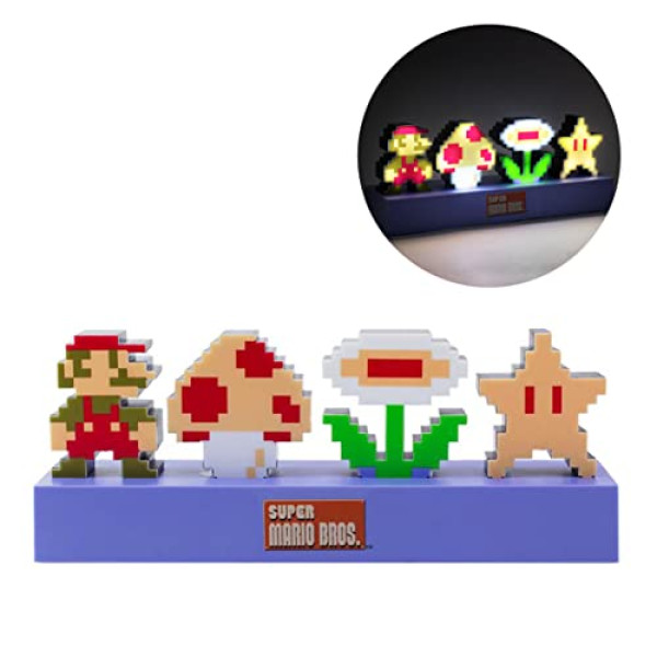 Lampe Icons Super Mario Bros – 3 Modes d'Éclairage
