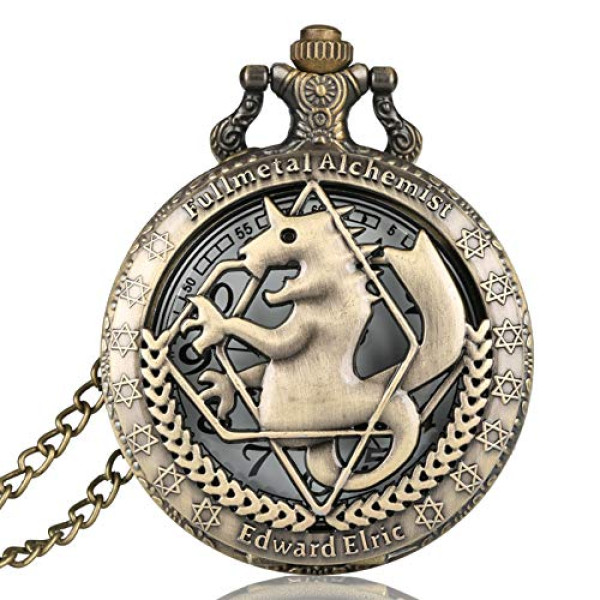 Montre de Poche Alchimiste - Design Vintage Gravé