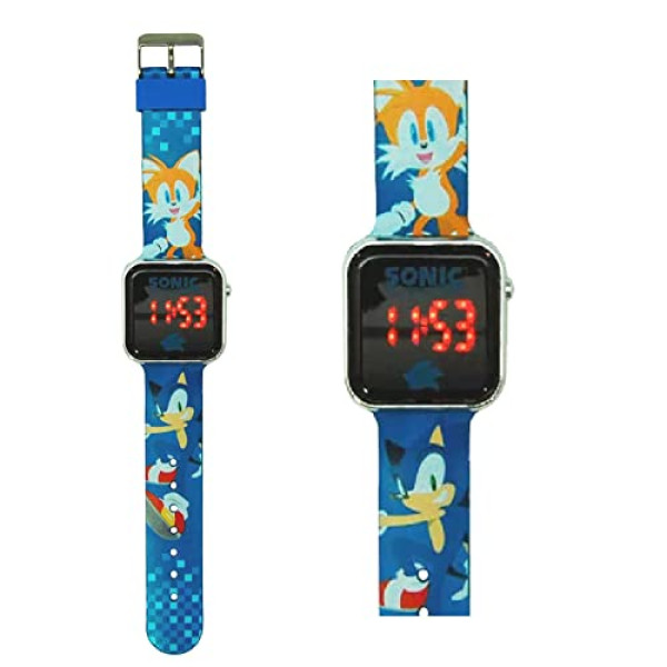 Montre Numérique LED Sonic the Hedgehog - Bracelet Silicone