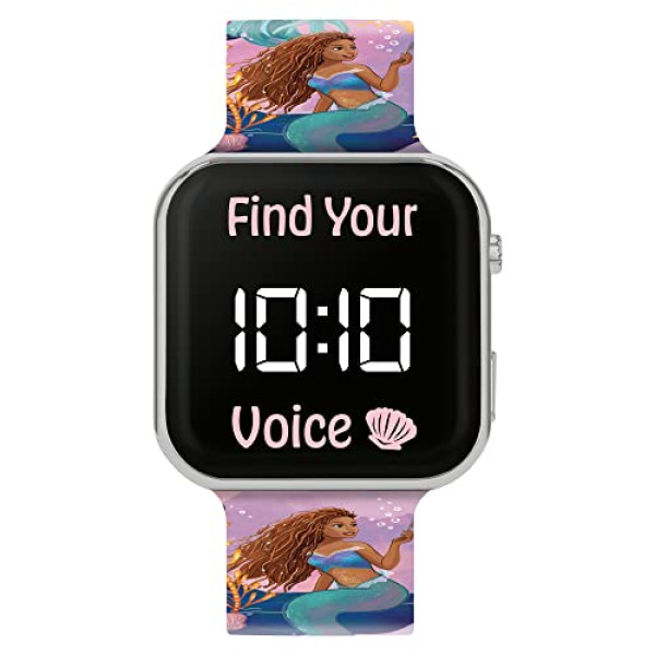 Montre LED Disney La Petite Sirène - Bracelet Imprimé