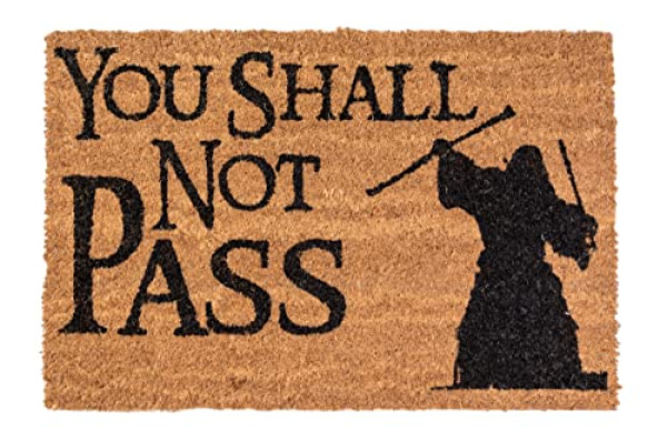 Paillasson Gandalf Seigneur des Anneaux - You Shall Not Pass
