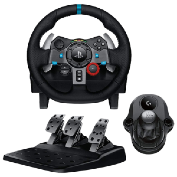 Logitech G29 Volant et Pédalier compatible PS3/PS4/PS5/PC avec Levier de vitesse