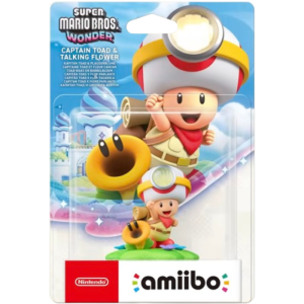 Amiibo Capitaine Toad et Fleur Cancan