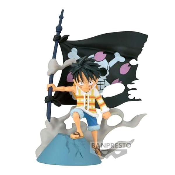Figurine Monkey D. Luffy One Piece - World Collectable 8cm