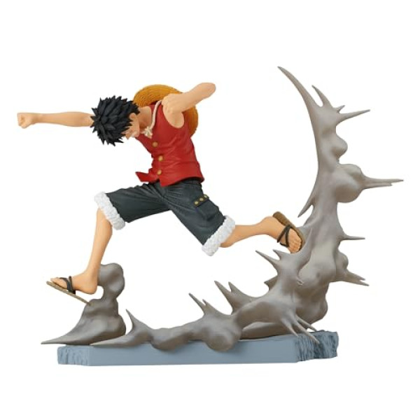 Figurine Monkey D. Luffy - One Piece Senkozekkei 8 cm