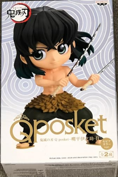 Figurine Q Posket Inosuke Hashibira – Demon Slayer Ver.B