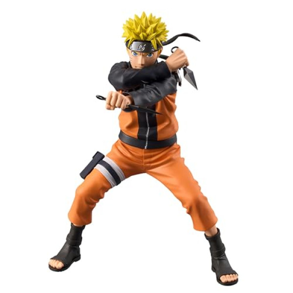 Statue Naruto Uzumaki avec Kunais - Banpresto 22cm
