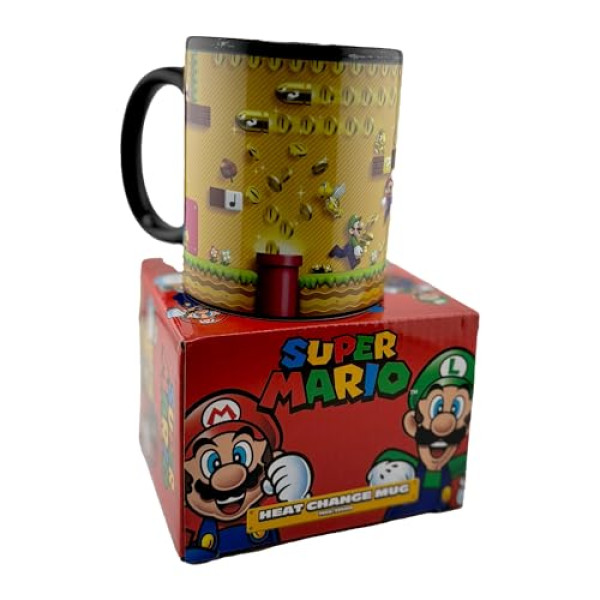 Mug Thermo-réactif Super Mario - Gold Coin Rush (315ml)
