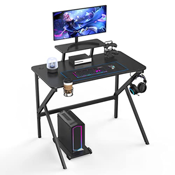 Bureau Geek OXFENSEE - Structure K Robuste - Noir