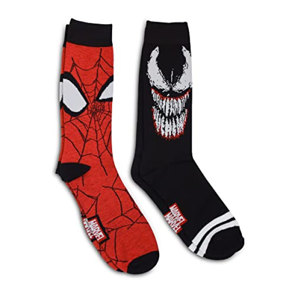 Chaussettes Marvel Spider-Man & Venom - Pack de 2 Paires