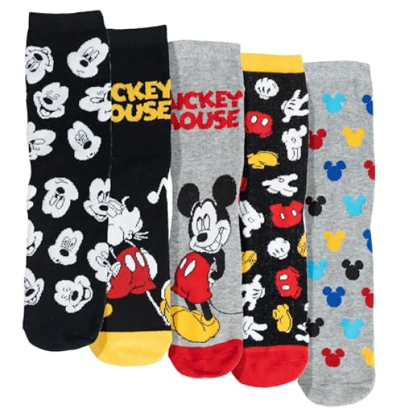 Chaussettes Disney Mickey Mouse - 5 Modèles Exclusifs