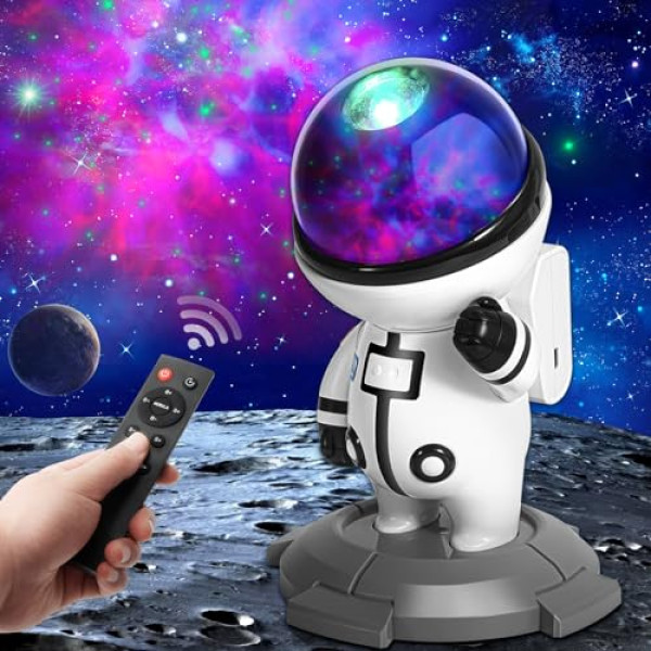 Projecteur Galaxie Astronaute - 15 Modes & Minuterie