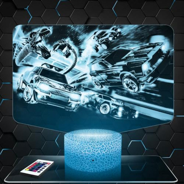 Lampe 3D Gaming League - 9 Socles Personnalisables